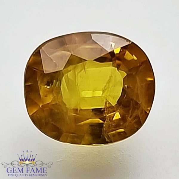 Yellow Sapphire 1.68ct Natural Gemstone ThailandYellow Sapphire 1.68ct Natural Gemstone Thailand