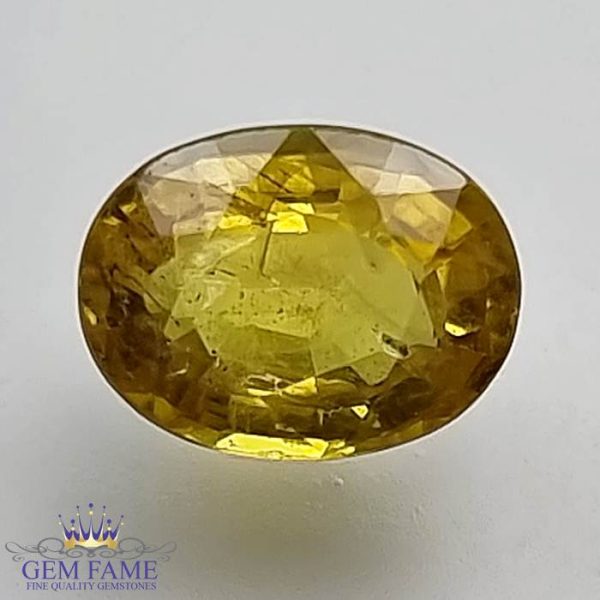 Yellow Sapphire 1.58ct Natural Gemstone Thailand