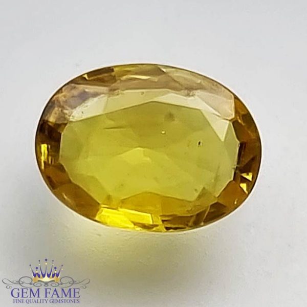 Yellow Sapphire 0.96ct Natural Gemstone Thailand