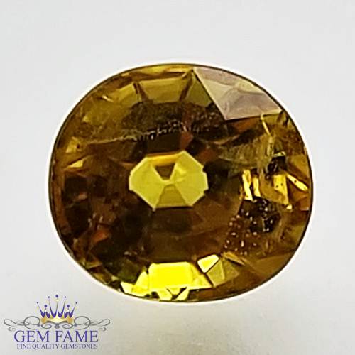 Yellow Sapphire 1.07ct Natural Gemstone Thailand