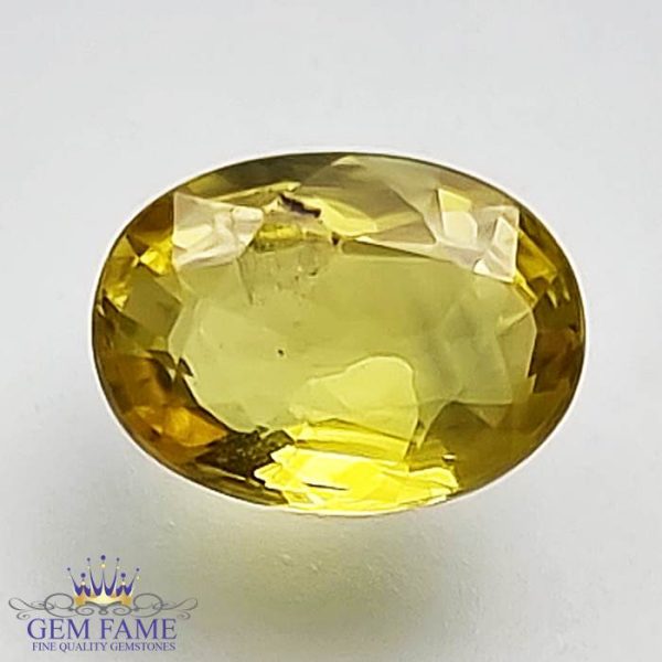 Yellow Sapphire 1.48ct Natural Gemstone Thailand