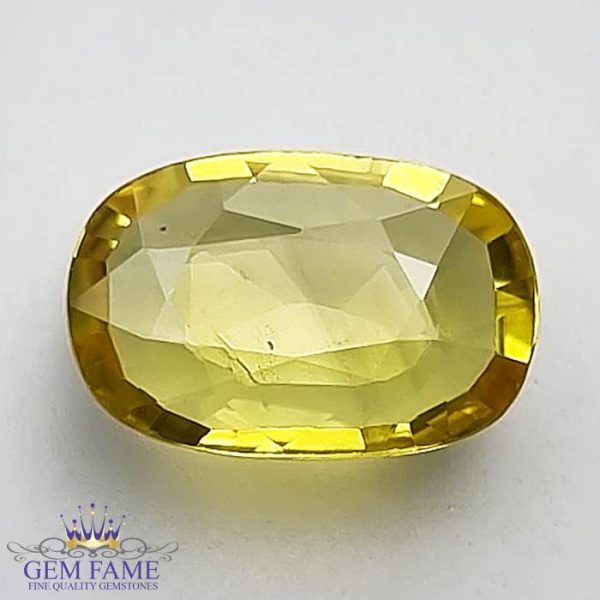 Yellow Sapphire 1.94ct Natural Gemstone Thailand