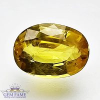 Yellow Sapphire 1.74ct Natural Gemstone Thailand