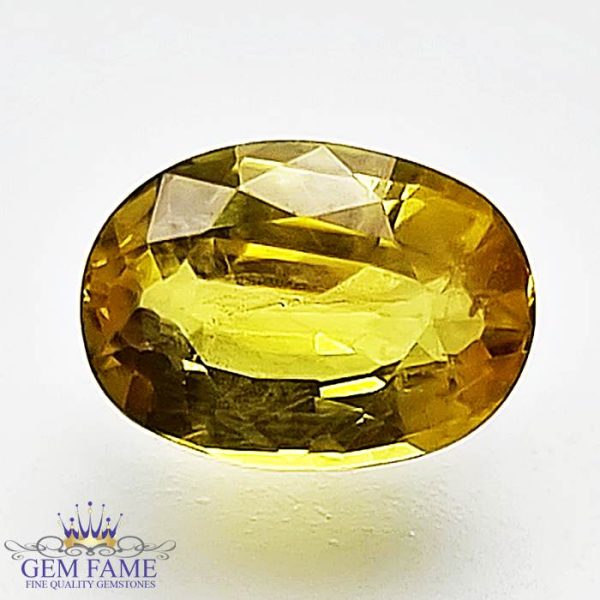 Yellow Sapphire 1.74ct Natural Gemstone Thailand