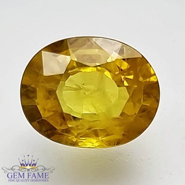 Yellow Sapphire 1.62ct Natural Gemstone Thailand