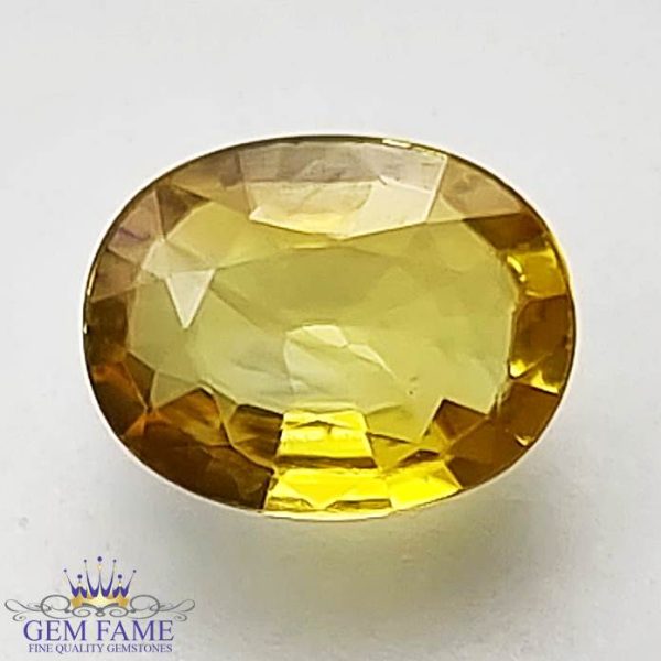 Yellow Sapphire 1.02ct Natural Gemstone Thailand