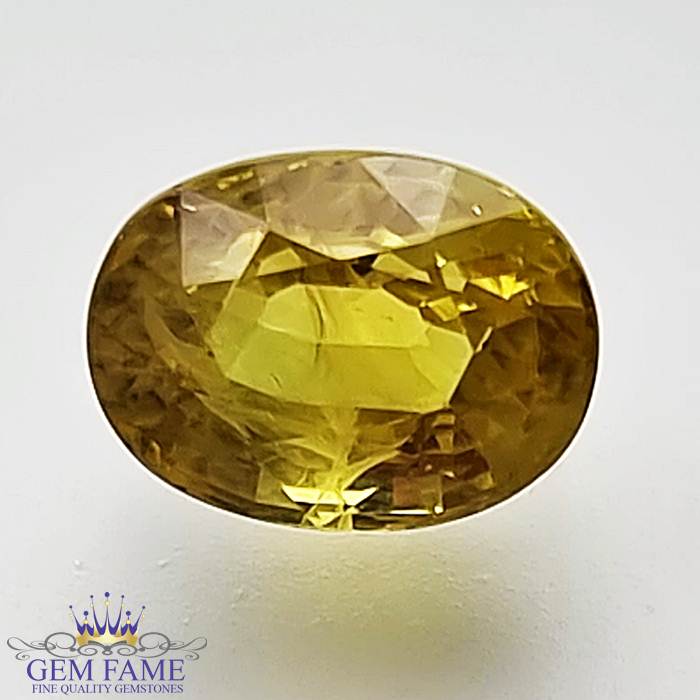Yellow Sapphire 1.88ctNatural Gemstone Thailand