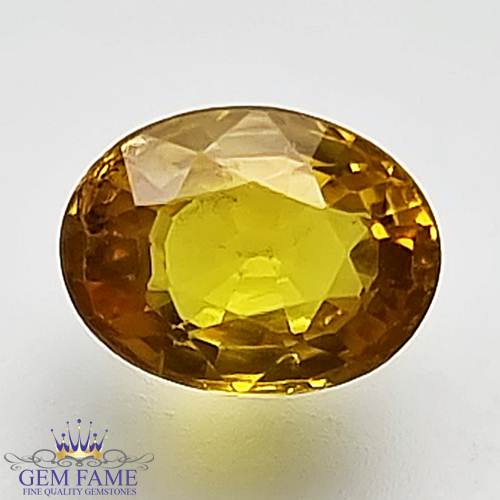 Yellow Sapphire 1.59ctNatural Gemstone Thailand