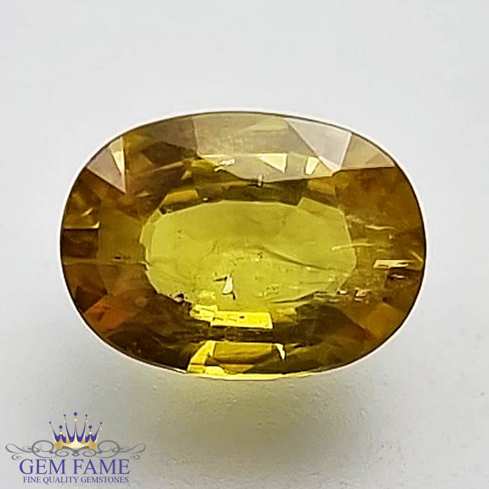 Yellow Sapphire 1.42ct Natural Gemstone Thailand