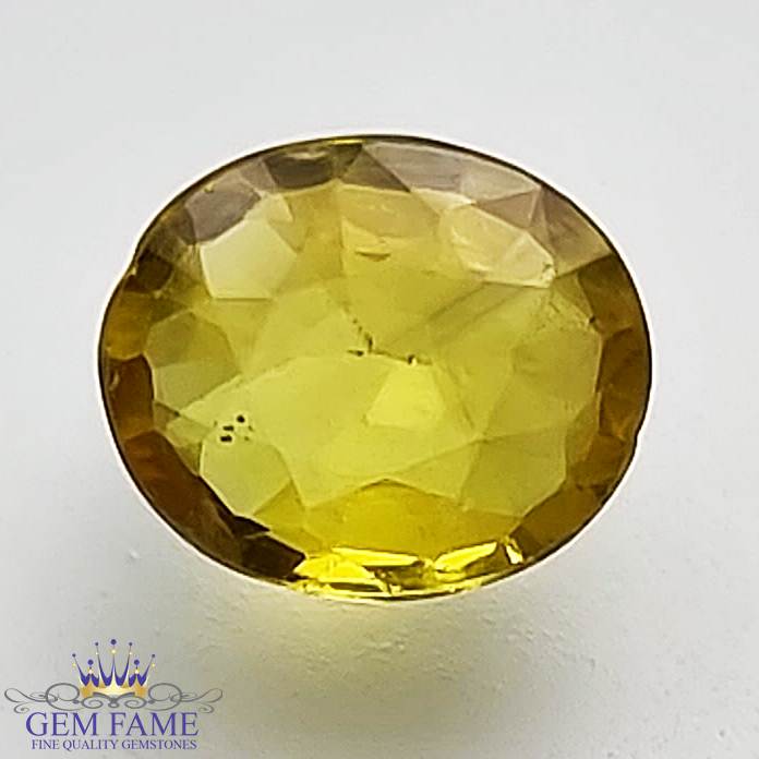 Yellow Sapphire 1.07ct Natural Gemstone Thailand