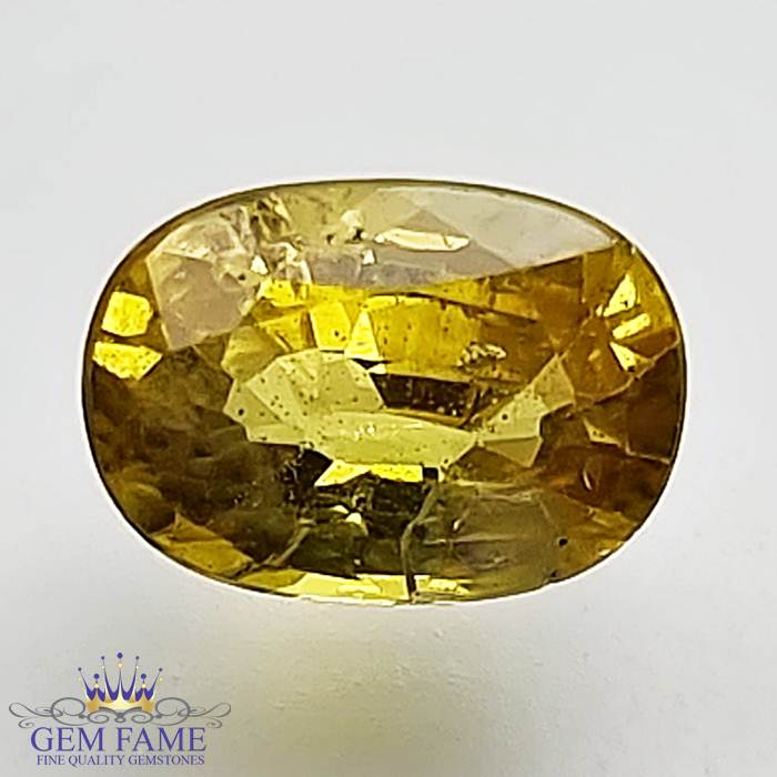 Yellow Sapphire 1.37ct Natural Gemstone Thailand