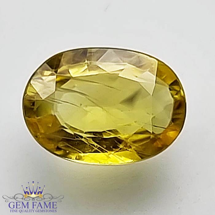 Yellow Sapphire 1.33ct Natural Gemstone Thailand