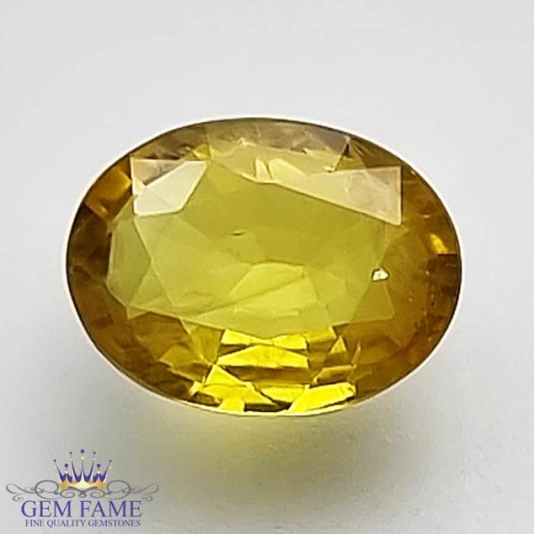 Yellow Sapphire 1.36ct Natural Gemstone Thailand