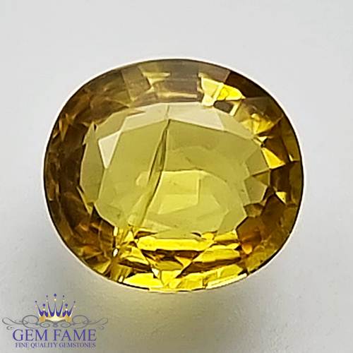 Yellow Sapphire 1.20ct Natural Gemstone Thailand
