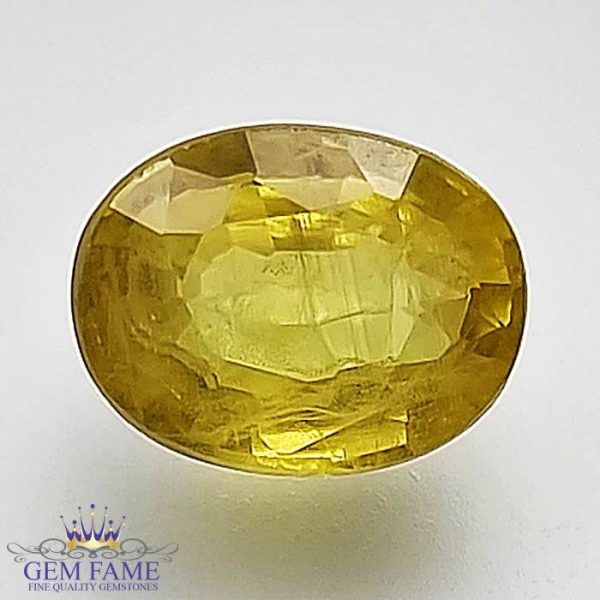Yellow Sapphire 2.70ctNatural Gemstone Thailand
