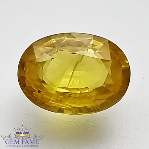 Yellow Sapphire 1.71ctNatural Gemstone Thailand