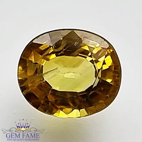 Yellow Sapphire 1.19ct Natural Gemstone Thailand