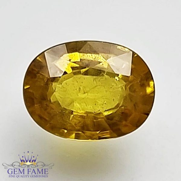 Yellow Sapphire 1.60ct Natural Gemstone Thailand
