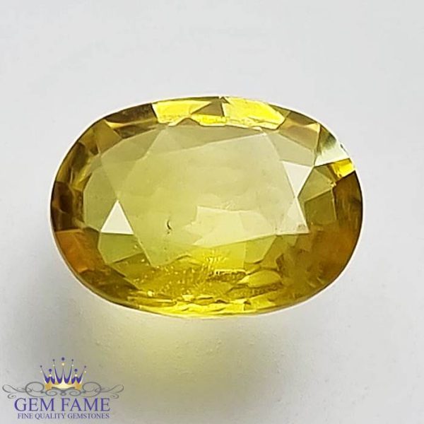 Yellow Sapphire 1.52ct Natural Gemstone Thailand