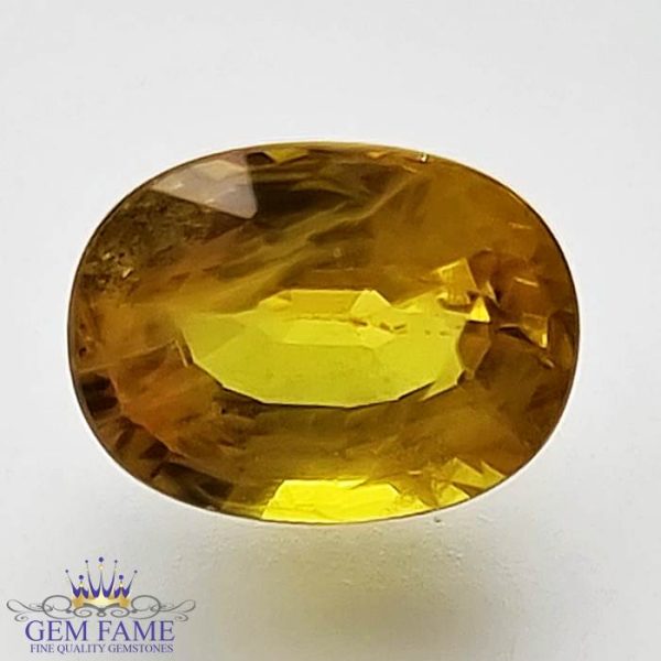 Yellow Sapphire 1.97ct Natural Gemstone Thailand