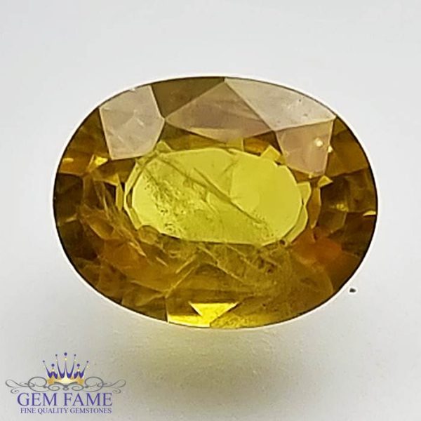 Yellow Sapphire 1.63ct Natural Gemstone Thailand