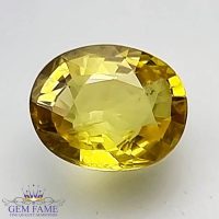 Yellow Sapphire 1.62ct Natural Gemstone Thailand