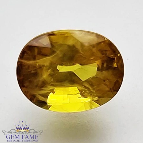 Yellow Sapphire 1.78ct Natural Gemstone Thailand