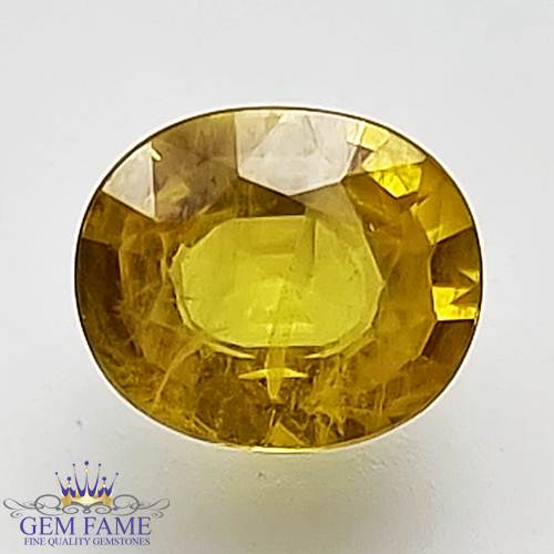 Yellow Sapphire 1.33ct Natural Gemstone Thailand