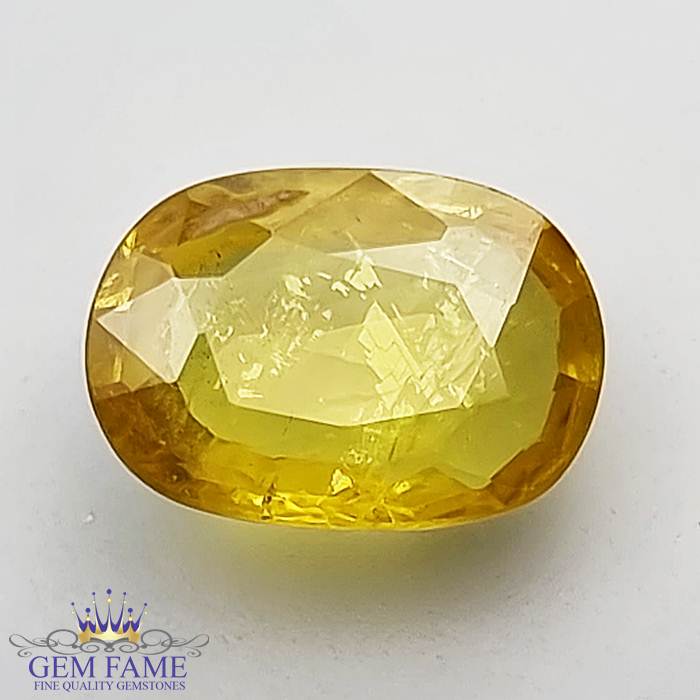 Yellow Sapphire 2.52ct Natural Gemstone Thailand