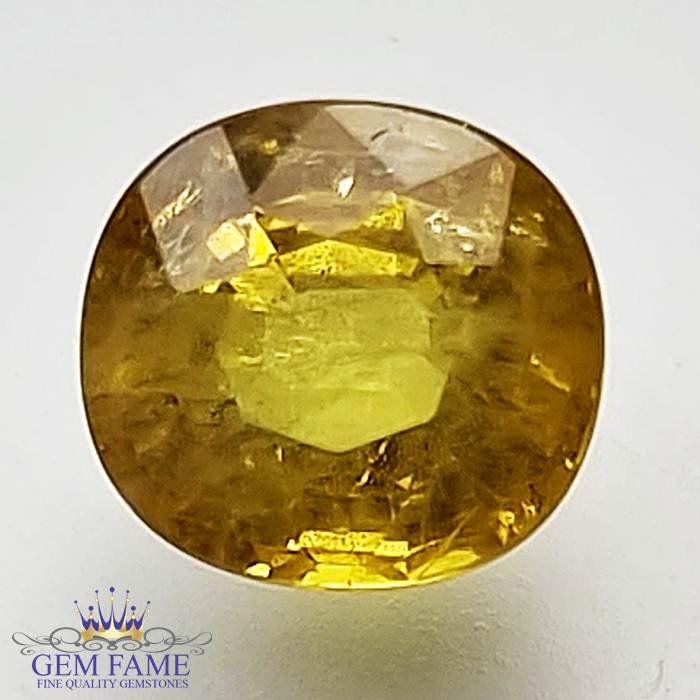 Yellow Sapphire 2.08ct Natural Gemstone Thailand