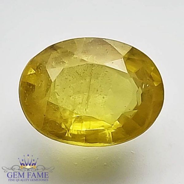 Yellow Sapphire 2.67ct Natural Gemstone Thailand