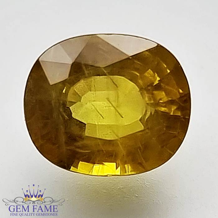 Yellow Sapphire 2.28ct Natural Gemstone Thailand
