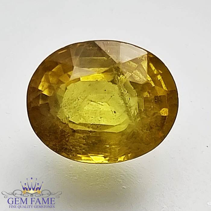 Yellow Sapphire 2.62ct Natural Gemstone Thailand