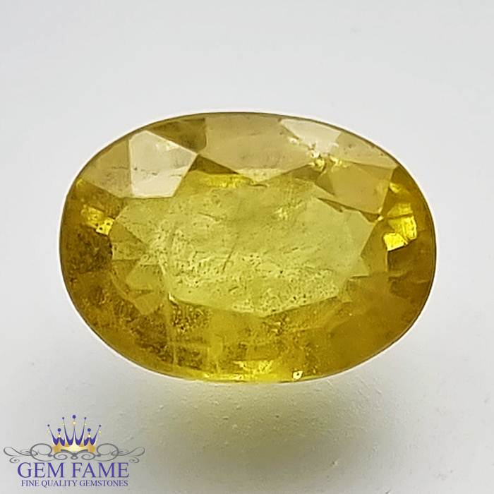 Yellow Sapphire 2.39ct Natural Gemstone Thailand