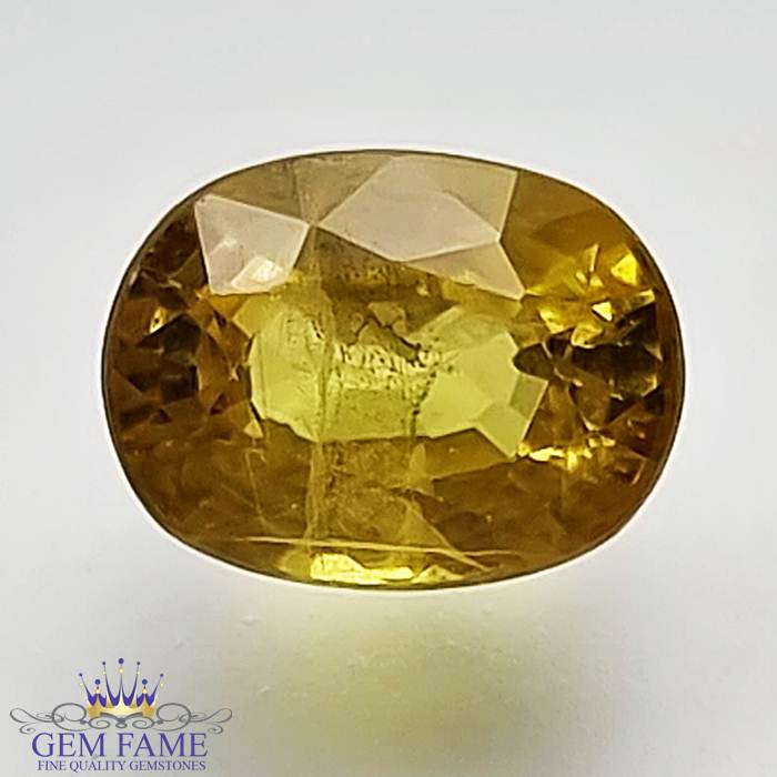 Yellow Sapphire 2.30ct Natural Gemstone Thailand