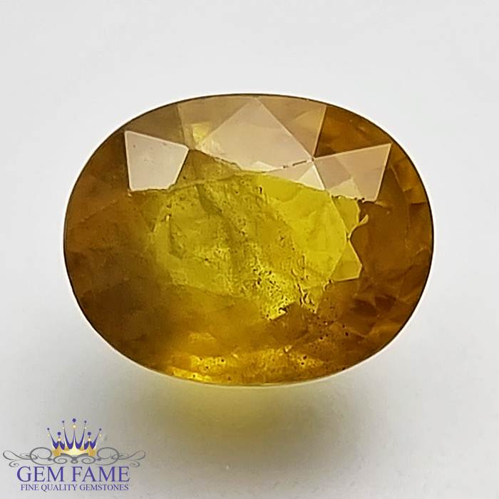 Yellow Sapphire 3.94ct Natural Gemstone Thailand