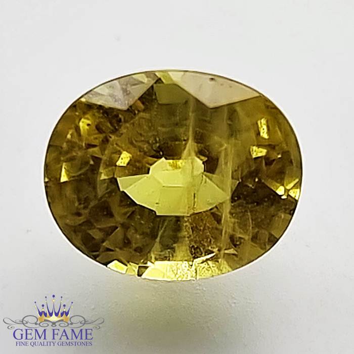 Yellow Sapphire 1.90ct Natural Gemstone Thailand