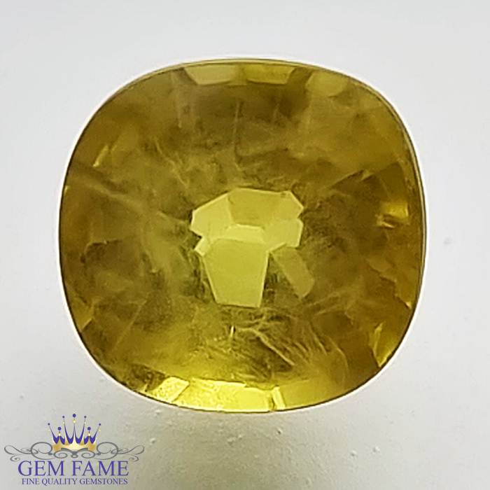 Yellow Sapphire 2.15ct Natural Gemstone Thailand