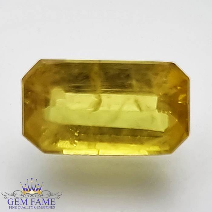 Yellow Sapphire 2.76ct Natural Gemstone Thailand