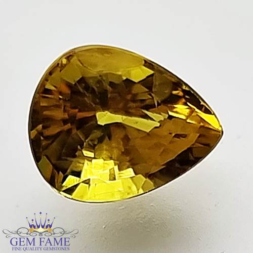 Yellow Sapphire 1.31ct Natural Gemstone Thailand