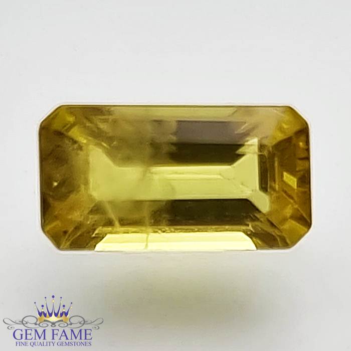 Yellow Sapphire 1.12ct Natural Gemstone Thailand