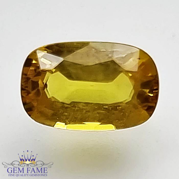 Yellow Sapphire 1.08ctNatural Gemstone Thailand
