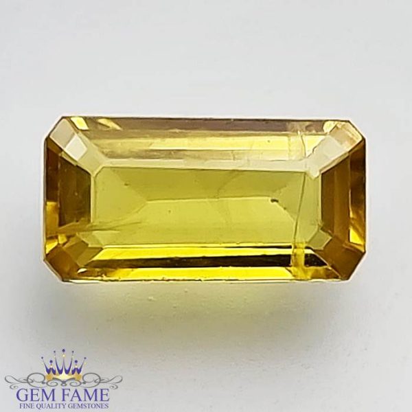 Yellow Sapphire 1.63ct (Pukhraj) Stone Thailand