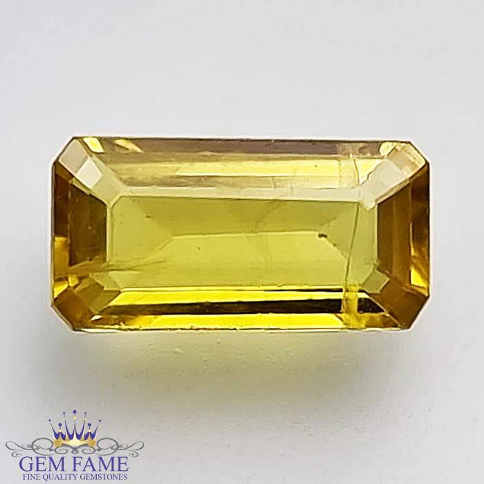 Yellow Sapphire 1.63ct (Pukhraj) Stone Thailand