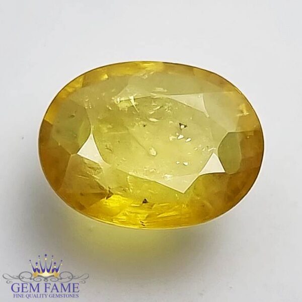 Yellow Sapphire 3.64ct (Pukhraj) Stone Thailand