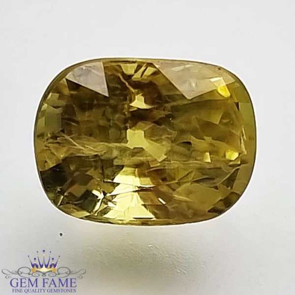 Yellow Sapphire 3.14ct (Pukhraj) Stone Thailand