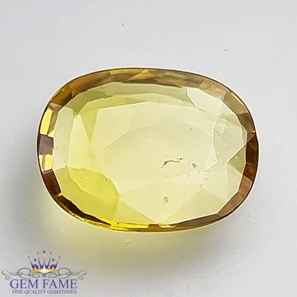 Yellow Sapphire 2.14ct (Pukhraj) Stone Thailand