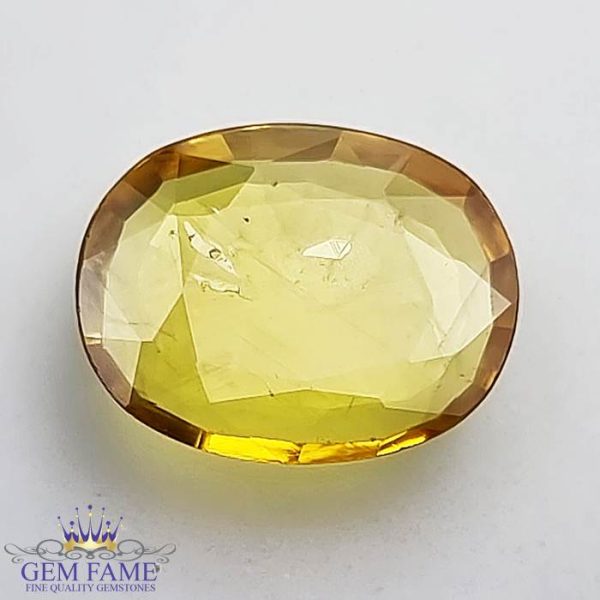 Yellow Sapphire 2.15ct (Pukhraj) Stone Thailand