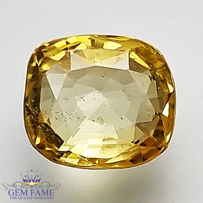 Yellow Sapphire 2.11ct (Pukhraj) Stone Ceylon