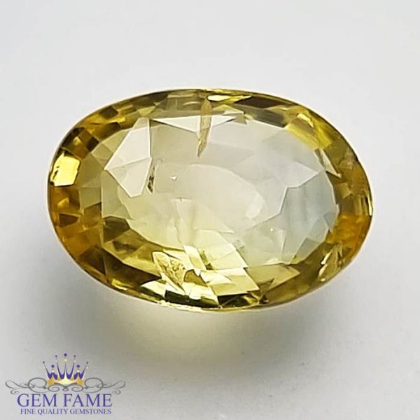 Yellow Sapphire 2.47ct (Pukhraj) Stone Ceylon